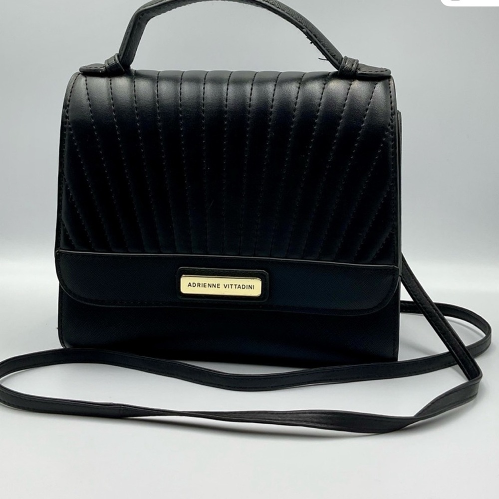 Adrienne Vittadini Elegant Black Crossbody Bag